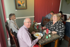 Band Members & Partners Enjoy our Meal At Callenders Restaurant