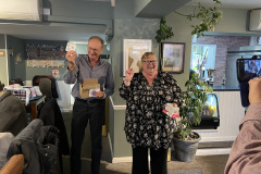 Gifts presented to David, May 2024